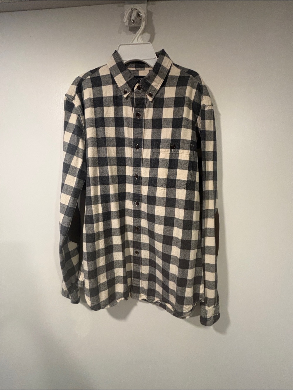 Jcrew Men's Plaid Flannel Button-Down Shirt